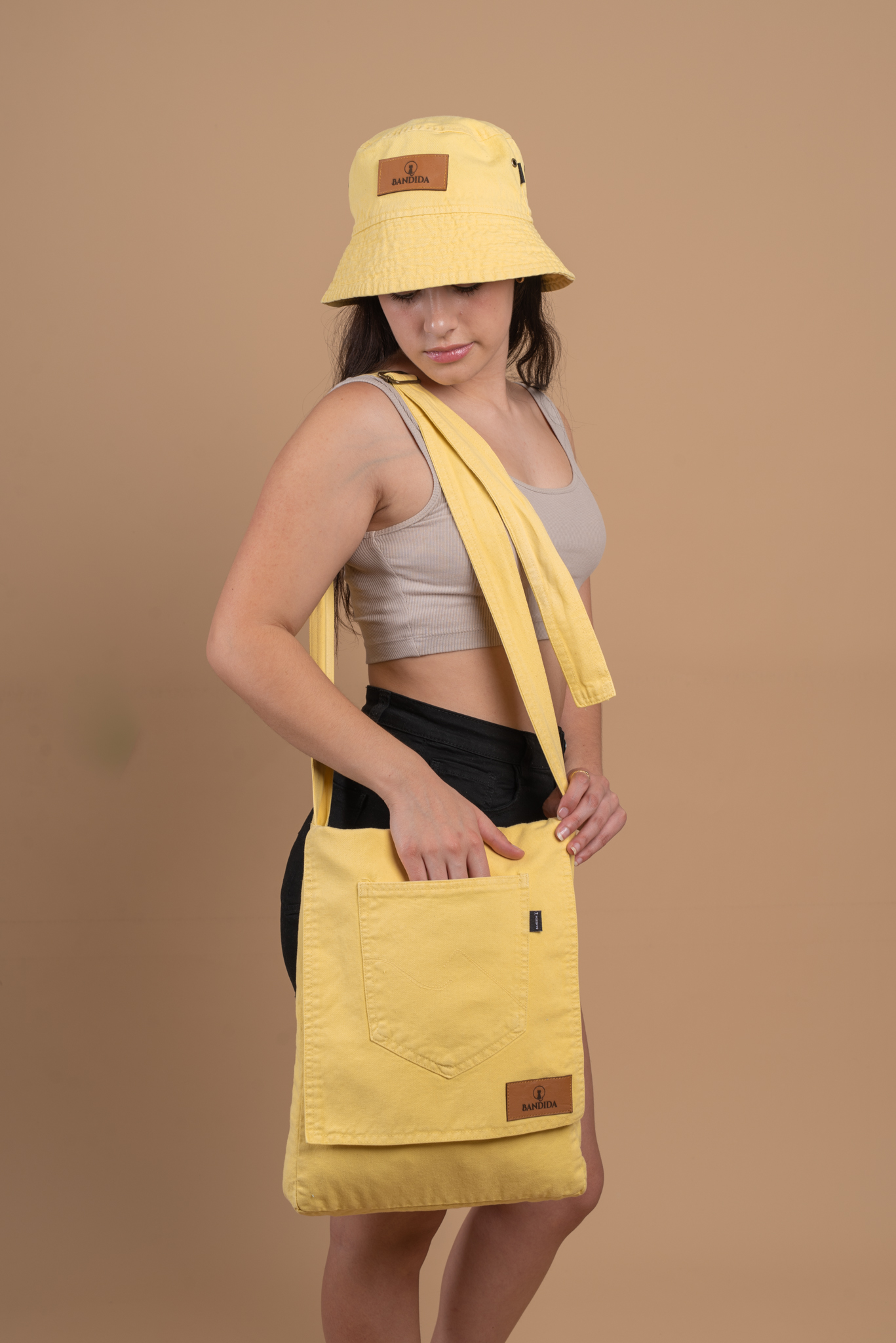 Morral grande amarillo