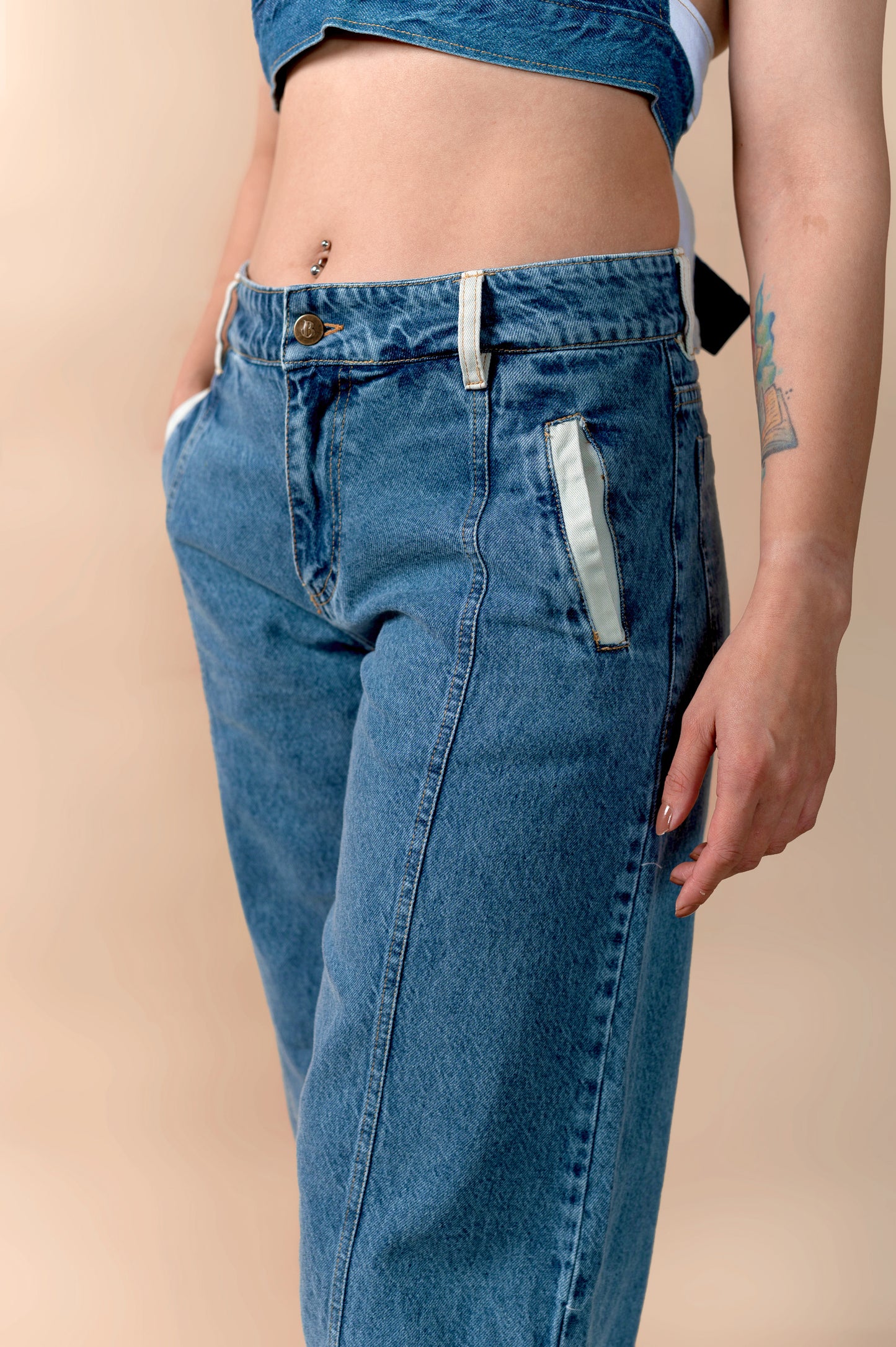 Pantalon tiro medio Wanda