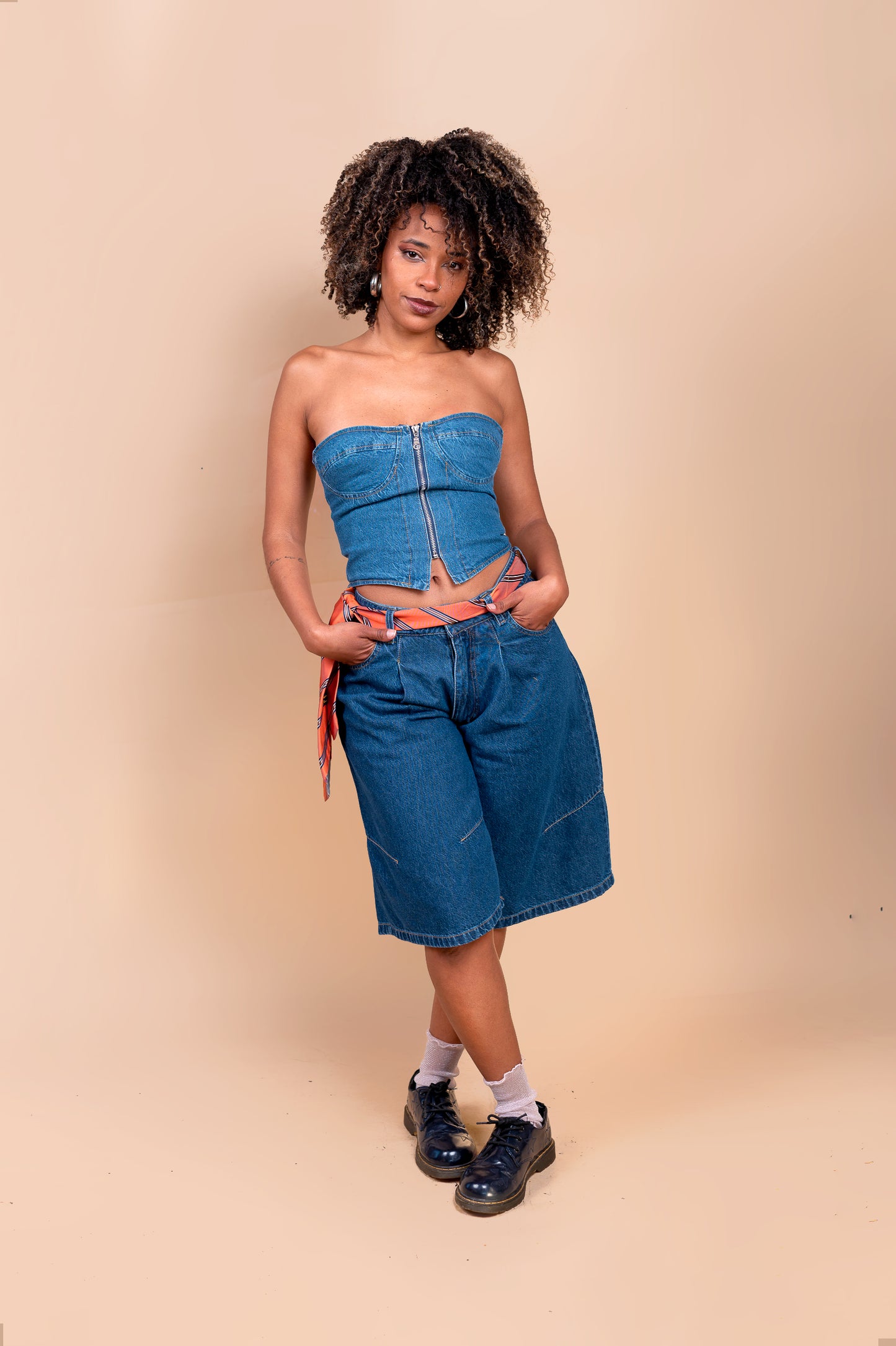 Corset con copa y cierre, Mia