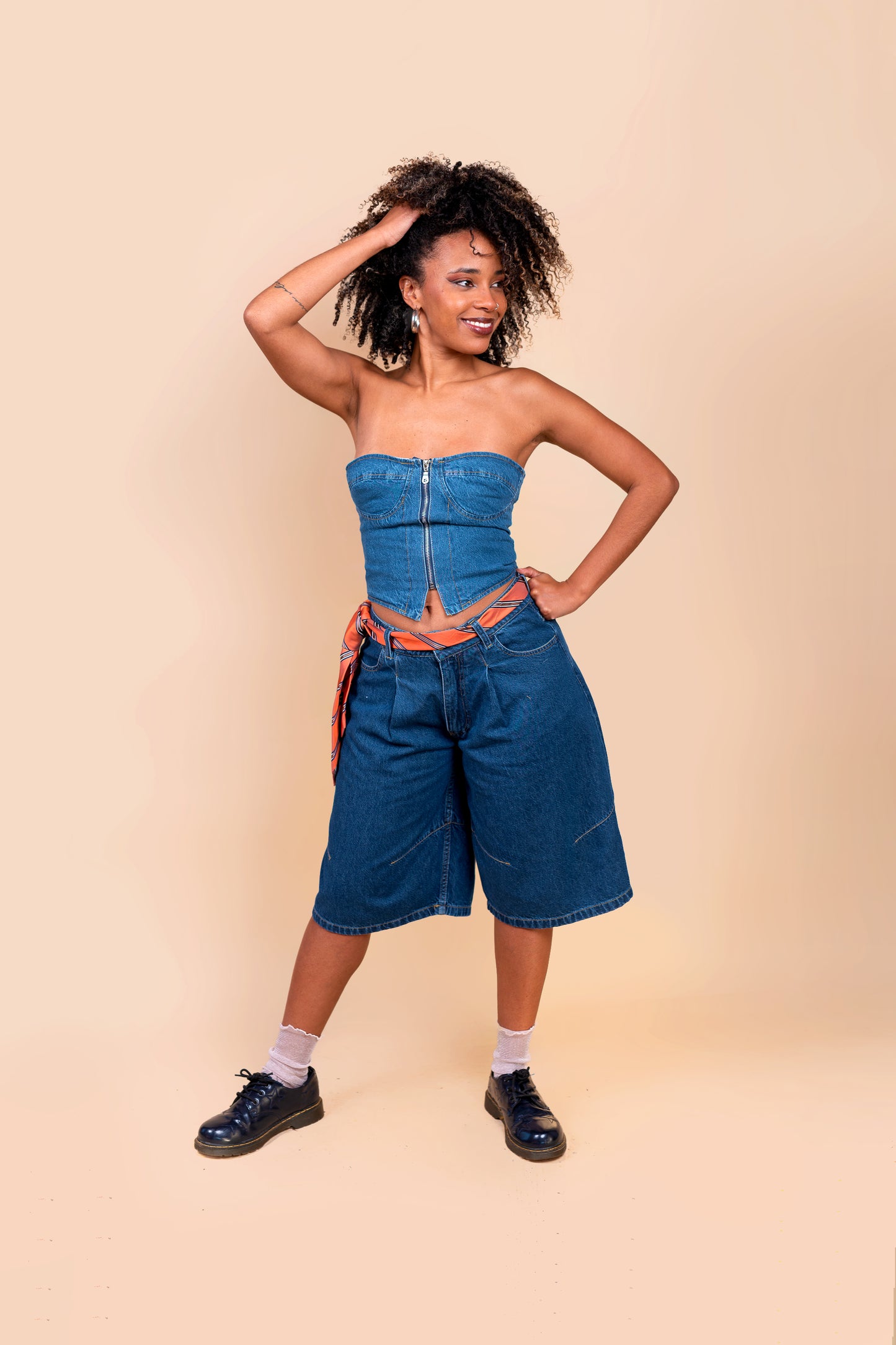 Corset con copa y cierre, Mia