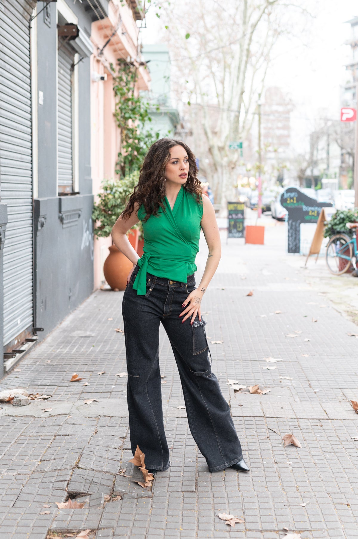 Pantalon Wide Leg  Miau