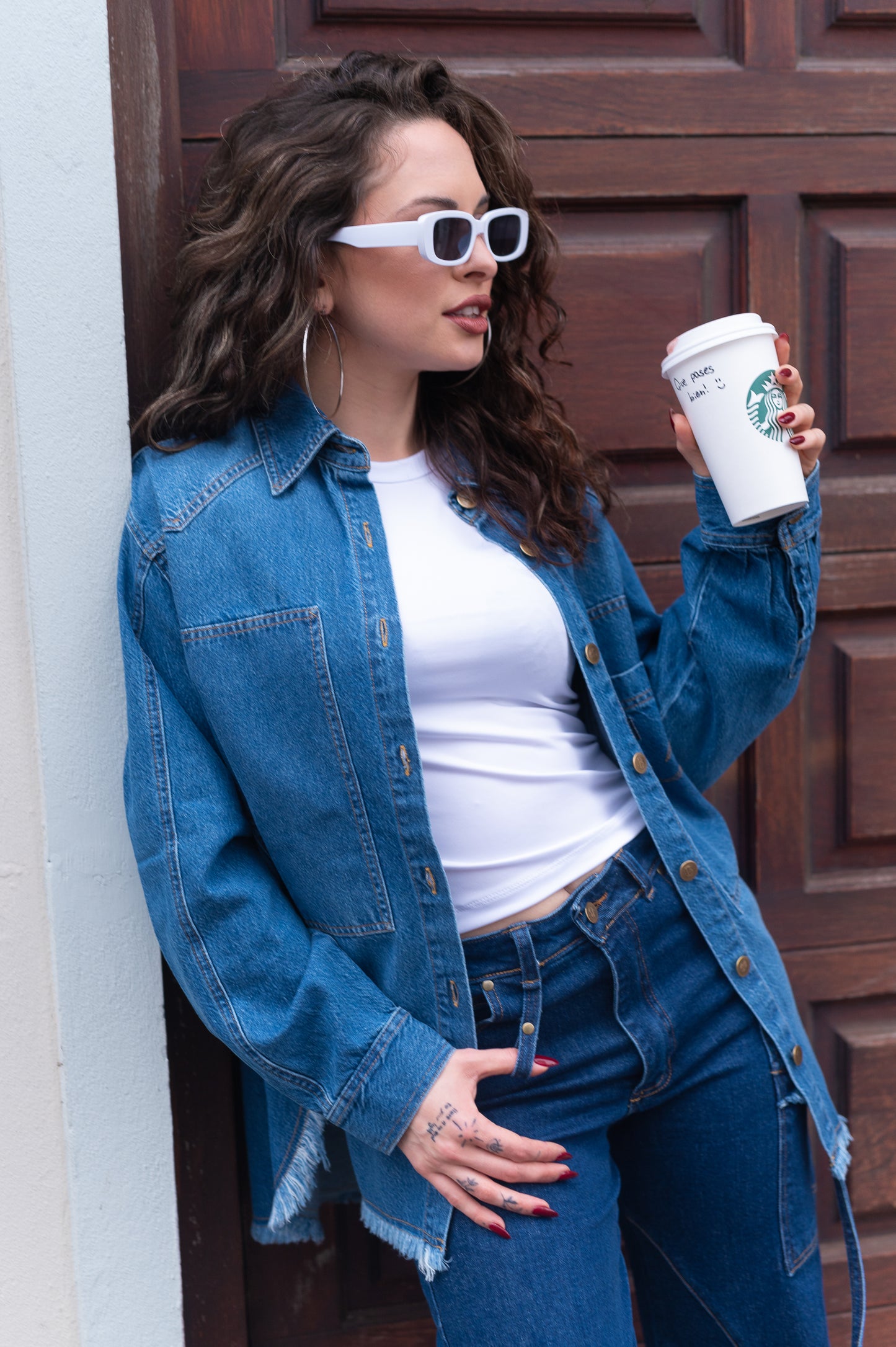 Sobre Camisa Oversize Perla