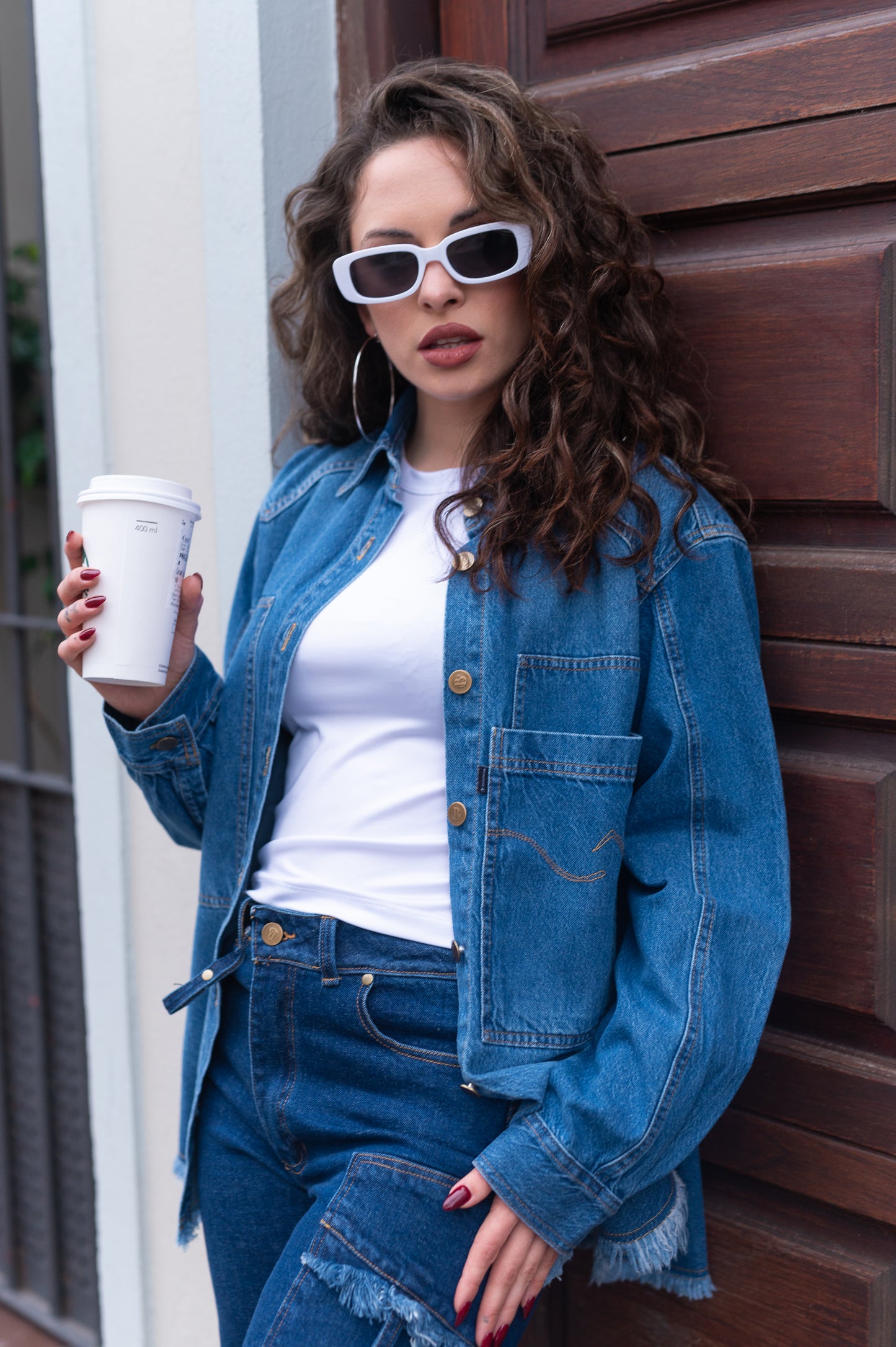 Sobre Camisa Oversize Perla