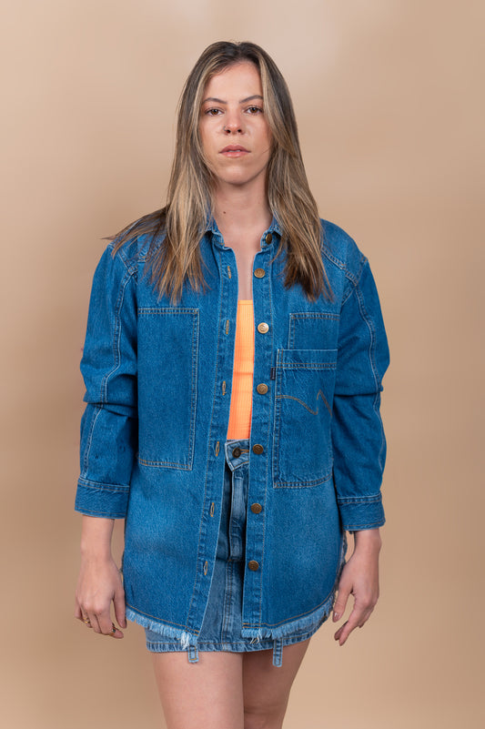 Sobre Camisa Oversize Perla