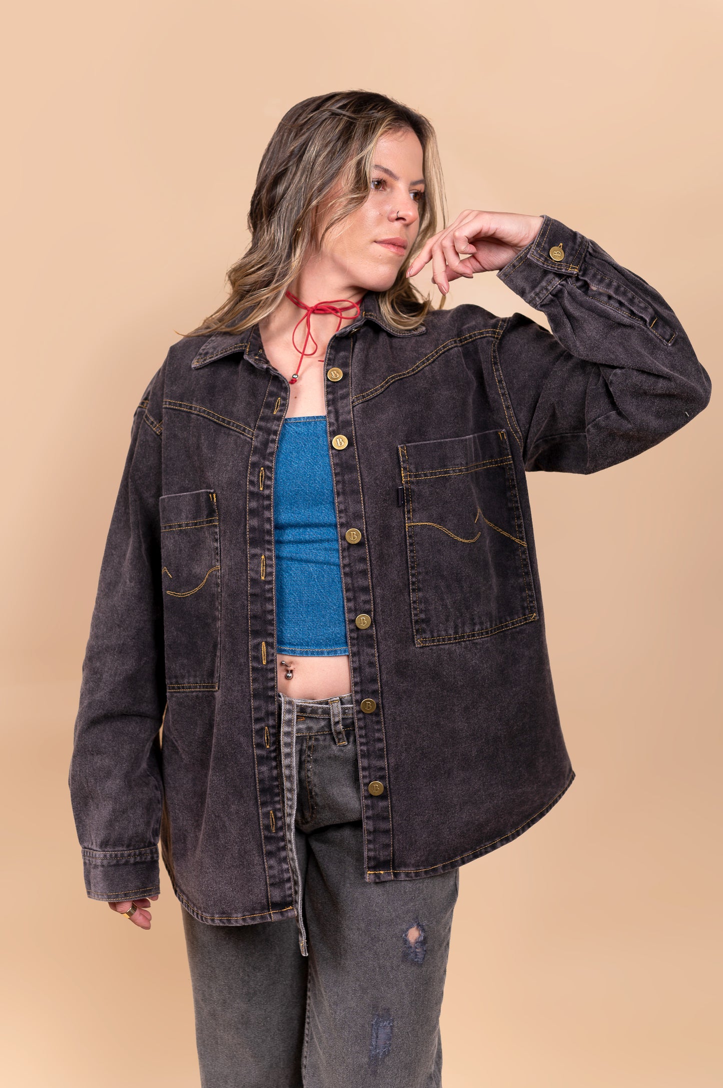 Sobre Camisa Oversize Luna