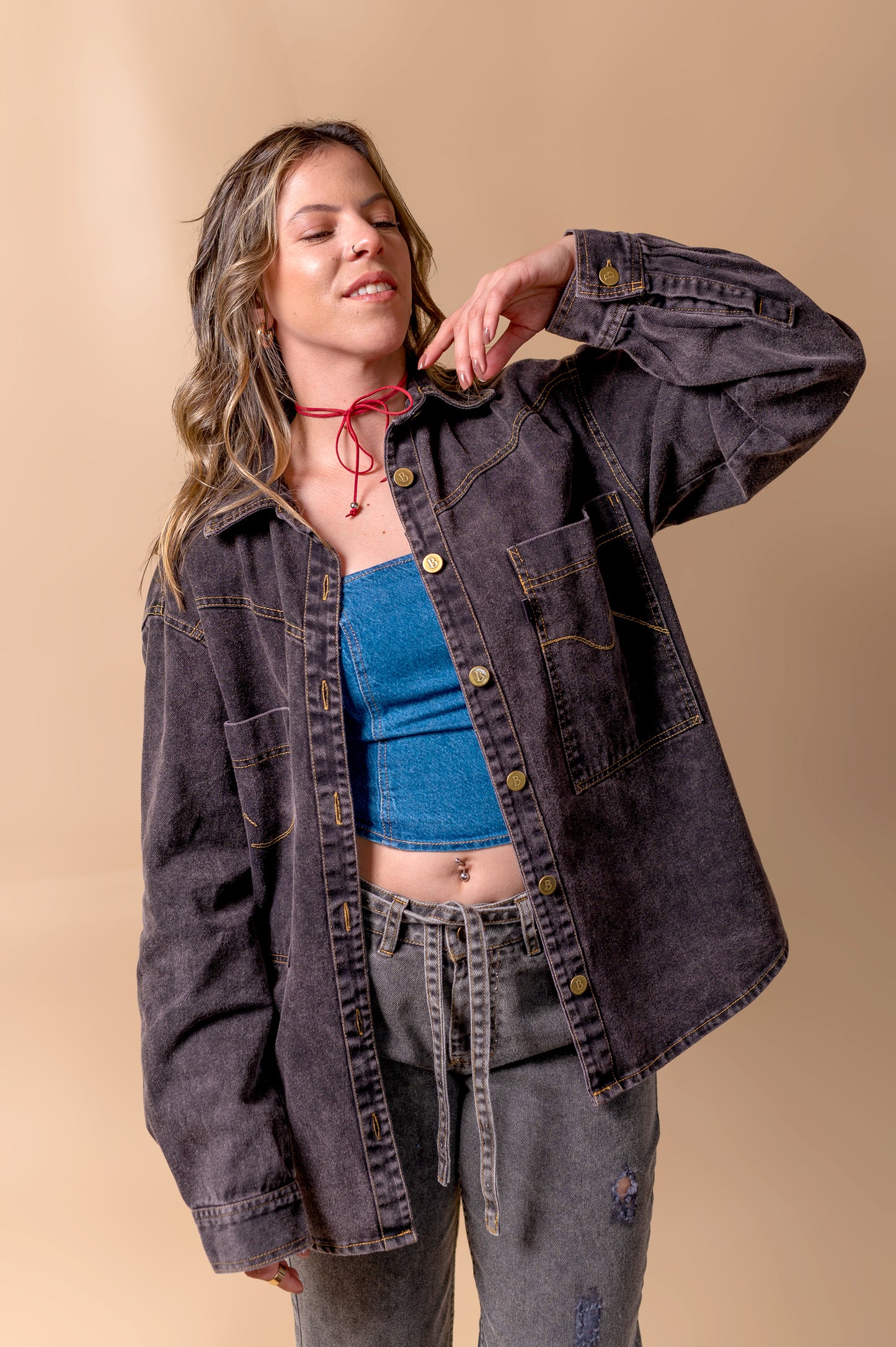 Sobre Camisa Oversize Luna