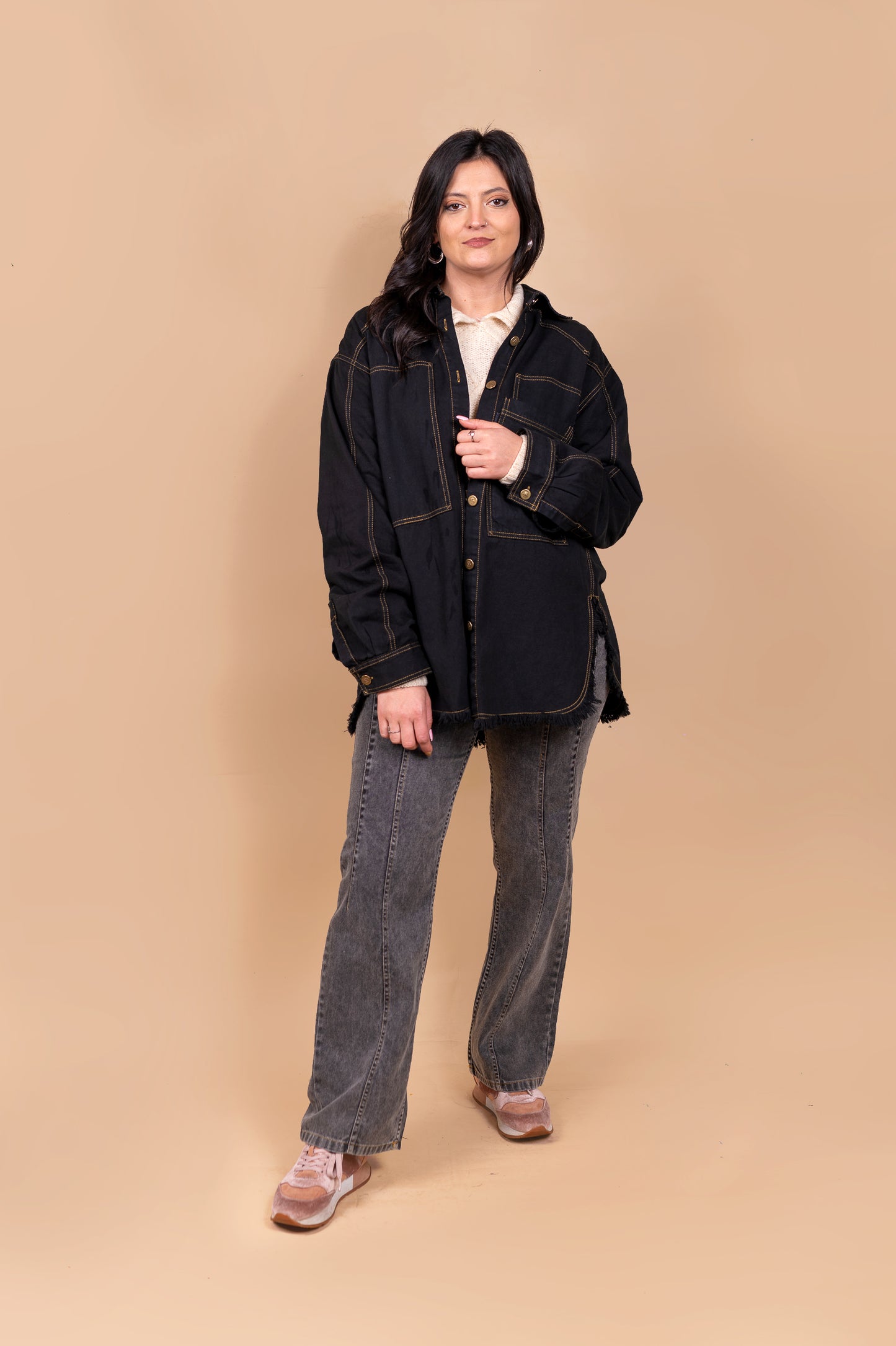 Sobre Camisa Oversize Perla