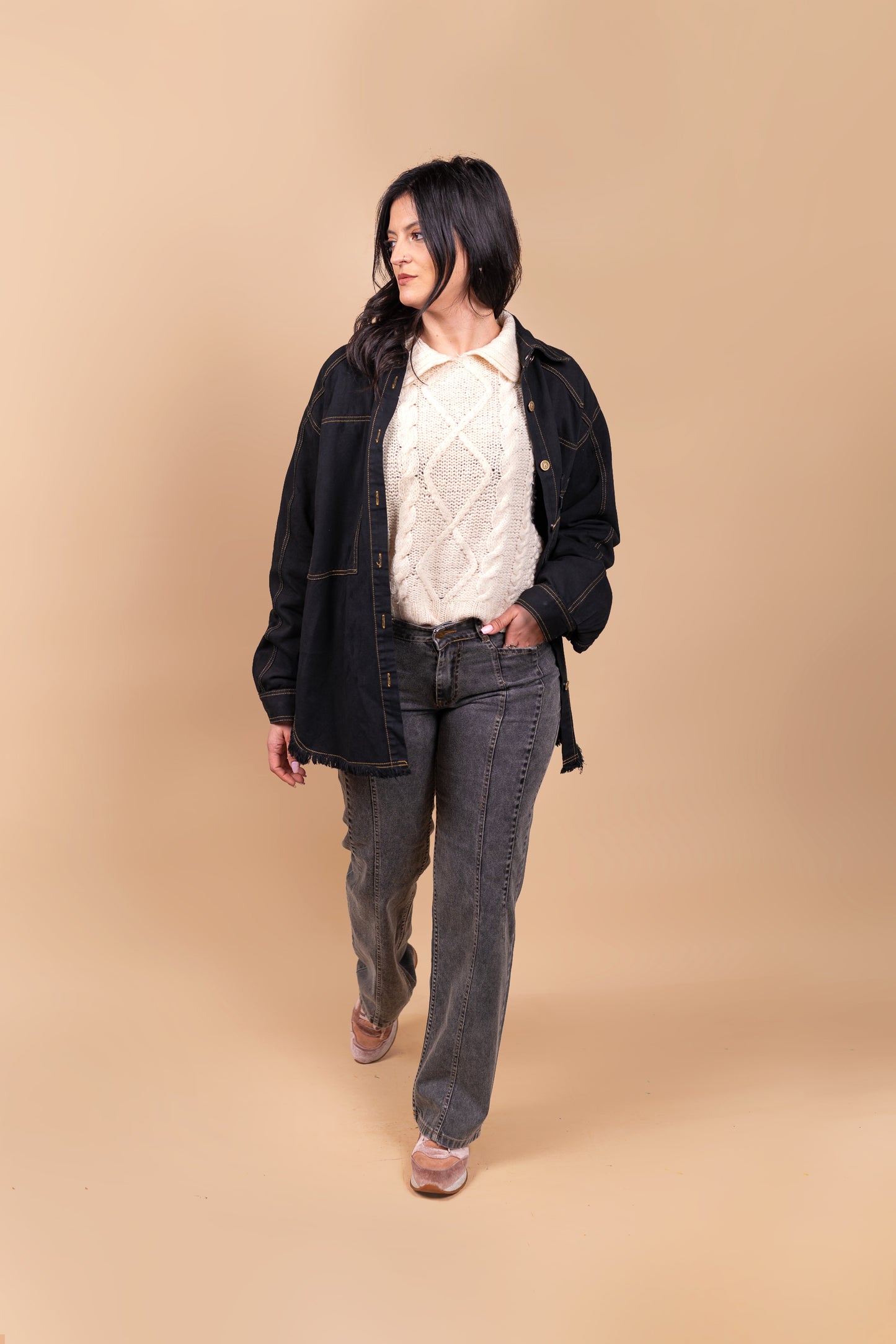 Sobre Camisa Oversize Perla