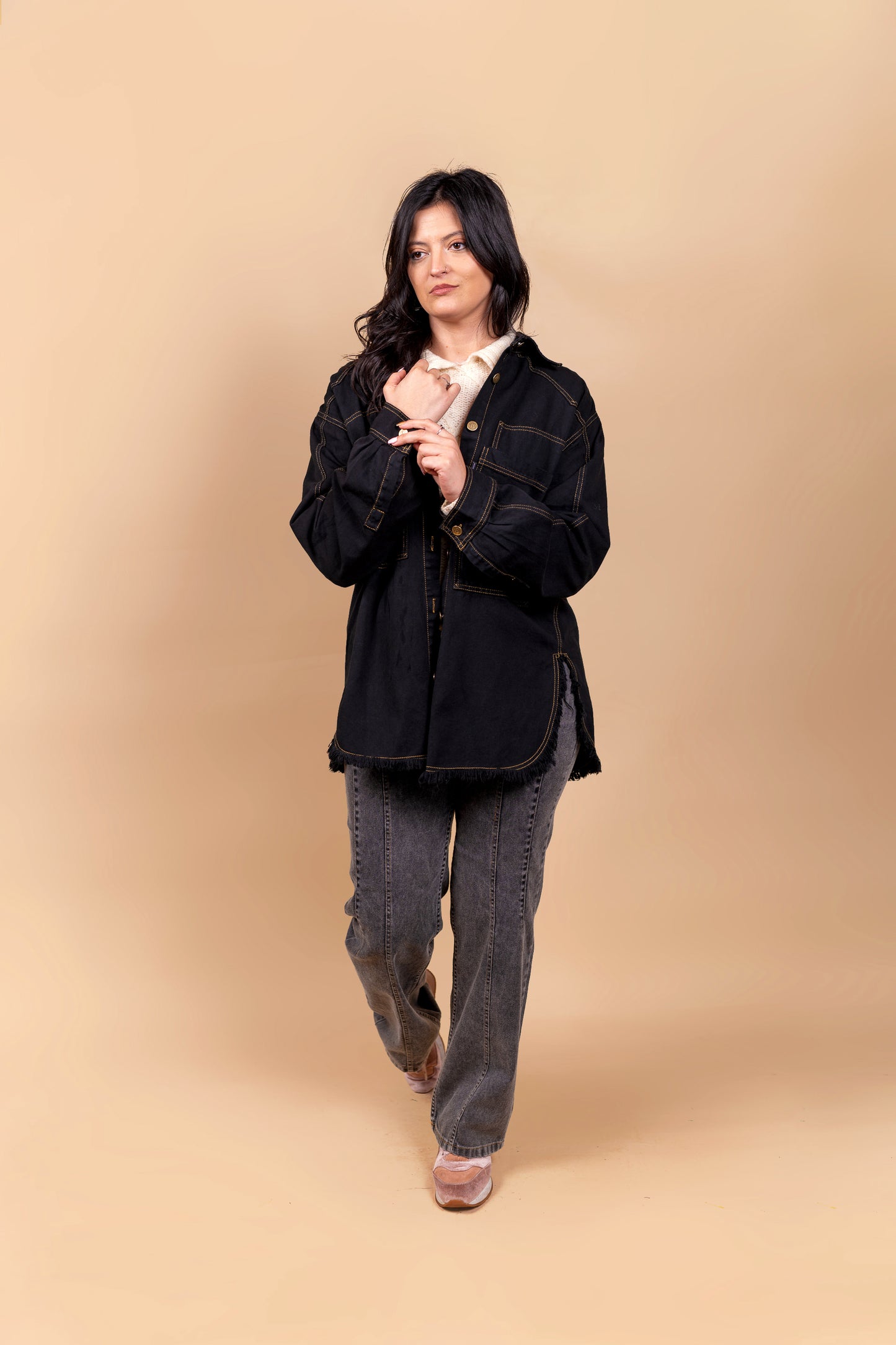 Sobre Camisa Oversize Perla