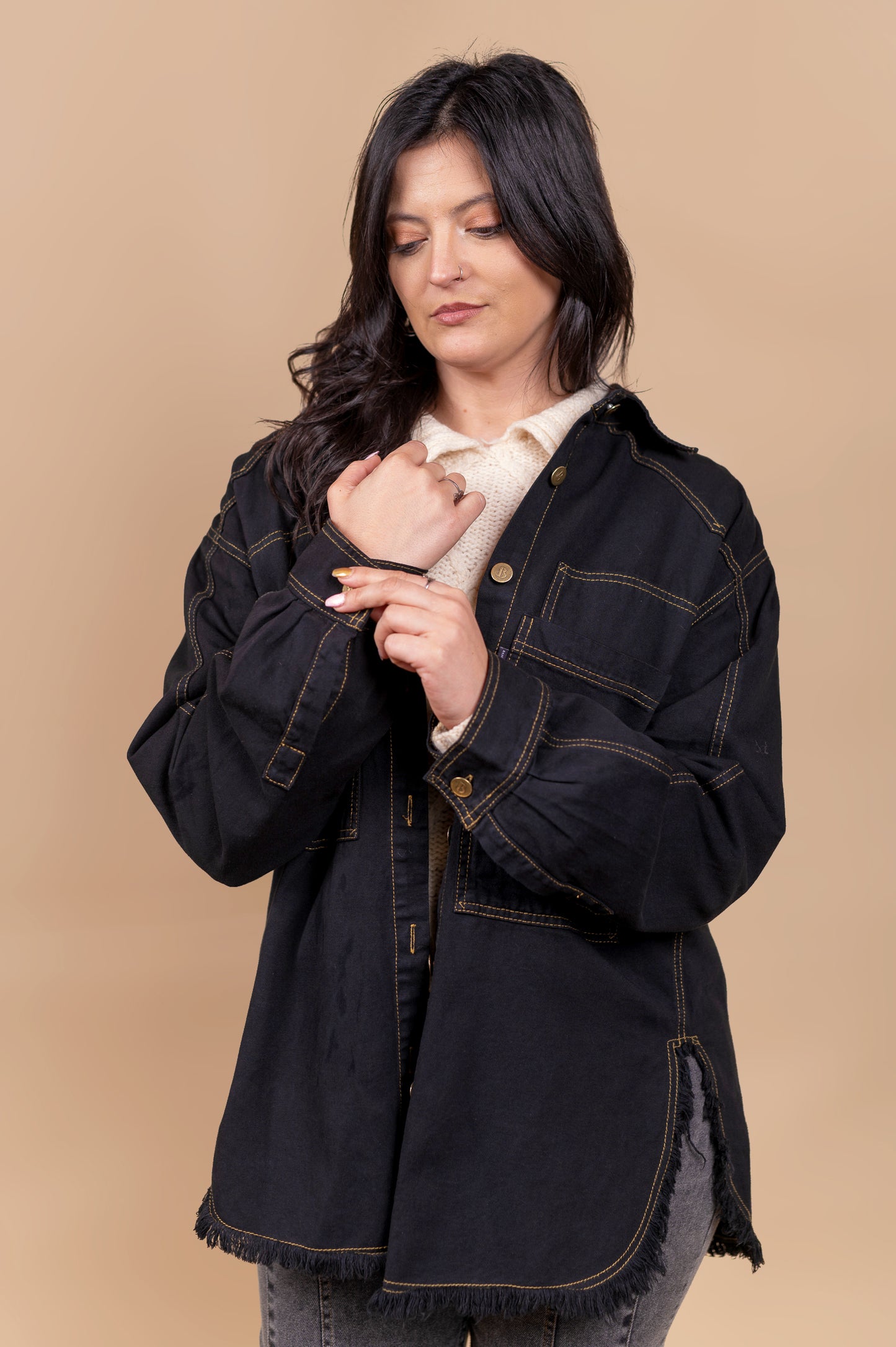 Sobre Camisa Oversize Perla