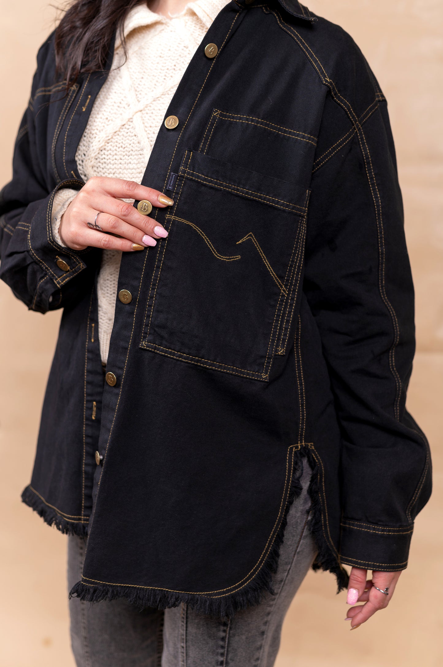 Sobre Camisa Oversize Perla