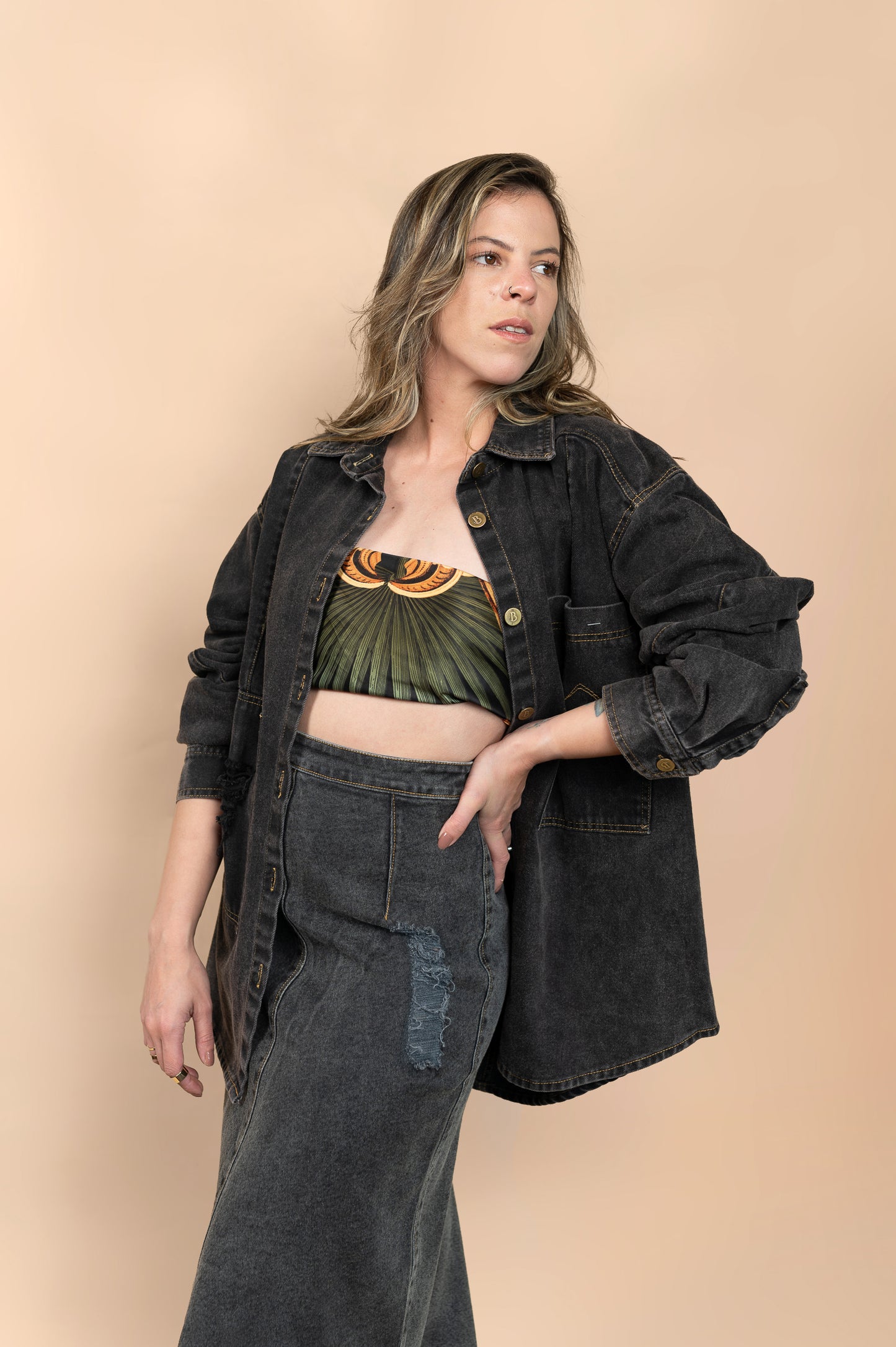 Falda Larga Mora