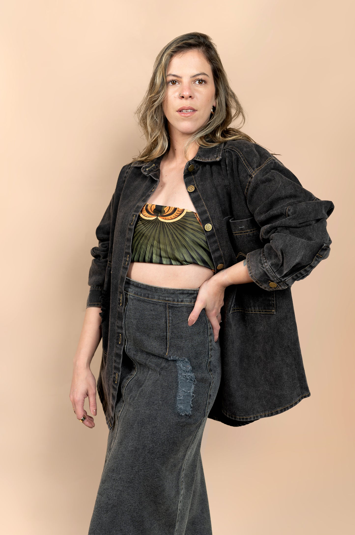 Falda Larga Mora